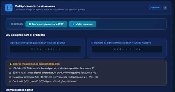 Teoría progresiva con recursos descargables